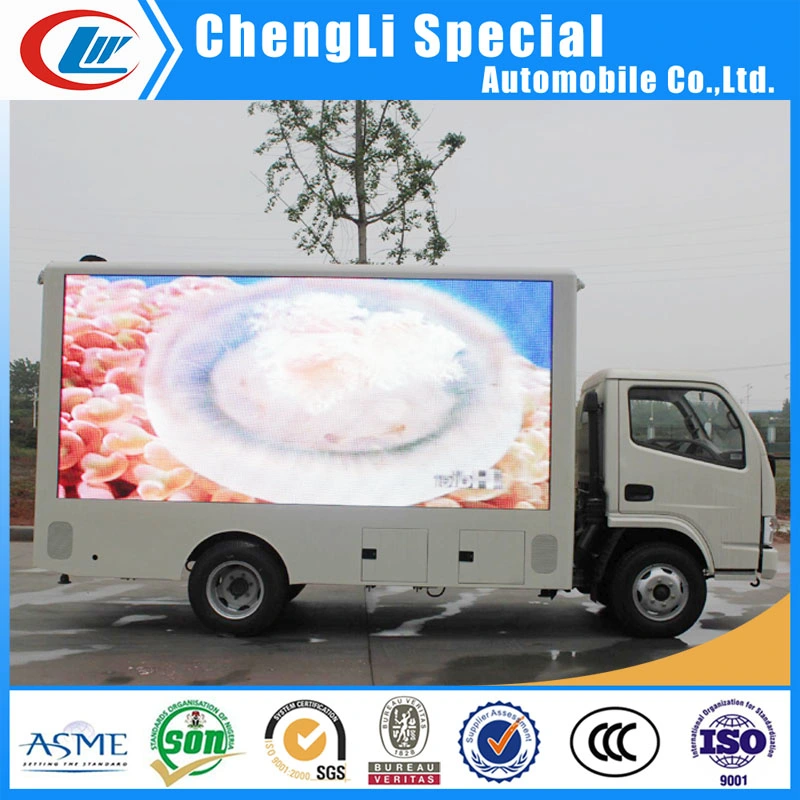 Outdoor LED Digital Advertisement Full Color Rolling Screen Truck for Sale
