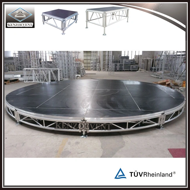Aluminum Mobile Stage Round Stage for Multiple Stage Performance