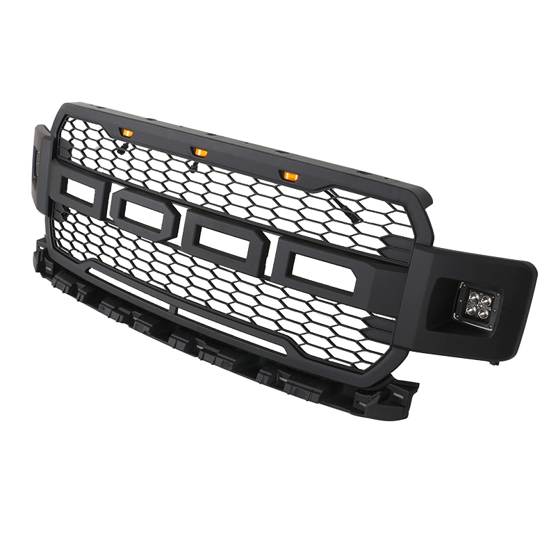 2018+ Pickup Truck Front Grille with LED Lights for F150