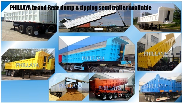 3 Axle Dump Trailer/ Tipping Trailer/ Dump Tipper Trailer/ Heavy Truck Trailer