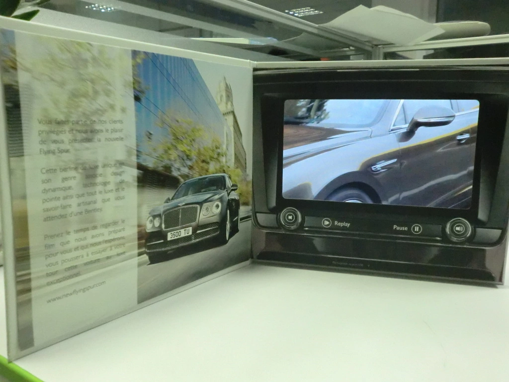 5 Inch Video Brochure with TFT LCD Screen Player for Advertise Factory Support Long-Term