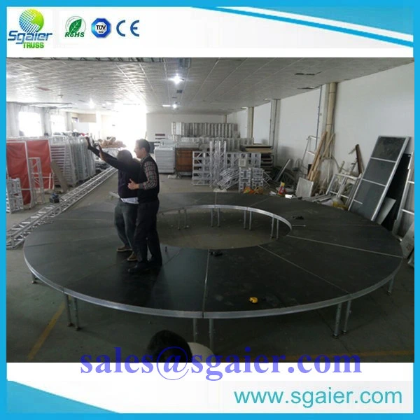 2*1m Wooden Stage, Mobile Stage, Modualr Stage, Aluminum Stage with Adjustale Legs