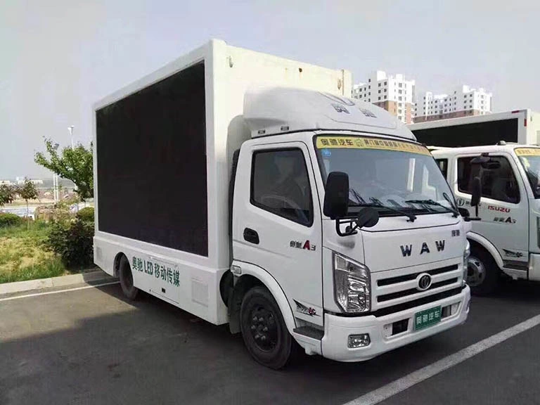 P10 High Brightness and Clear Image, Full Color Truck Mobile Outdoor LED Display