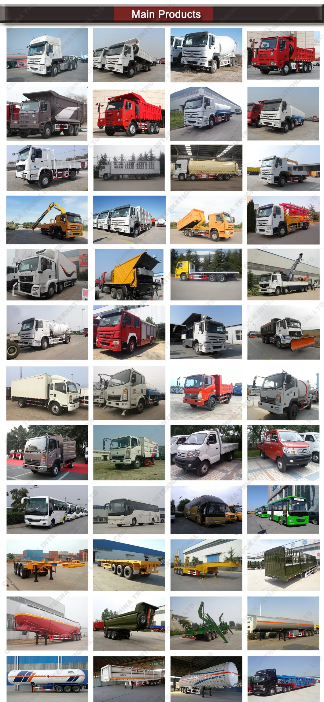 Sinotruk HOWO Heavy Trucks 6X4 Dump Trucks/Tipper Dumper Trucks