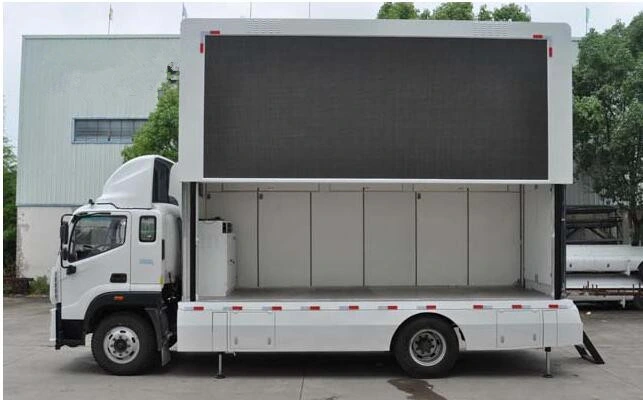 P10 High Definition Outdoor Full Color Advertising LED Display Truck