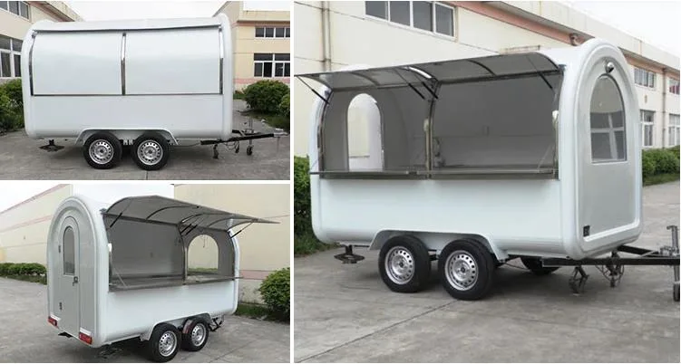 Food Carts Mobile Trailers Kitchen Hamburger Fast Food Cart Mobile Window Manufacturer Philippines