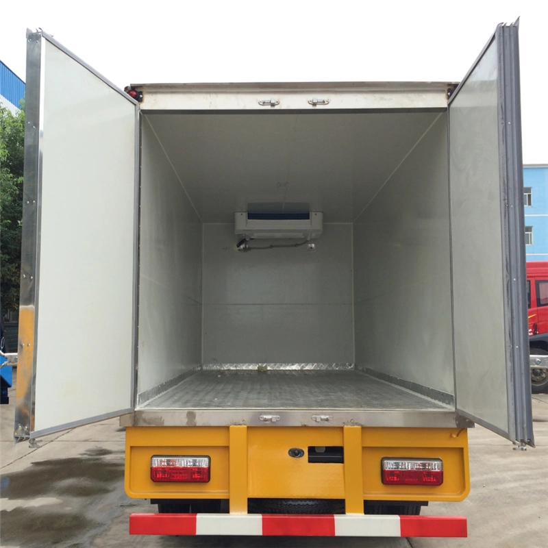 Clw 4-6tons 6 Wheeler 140HP Refrigerator Van Lorry Truck Freezer Box Truck Cooling Van Truck Refrigerated Box CKD Vehicle for Meat Fish and Vegetable