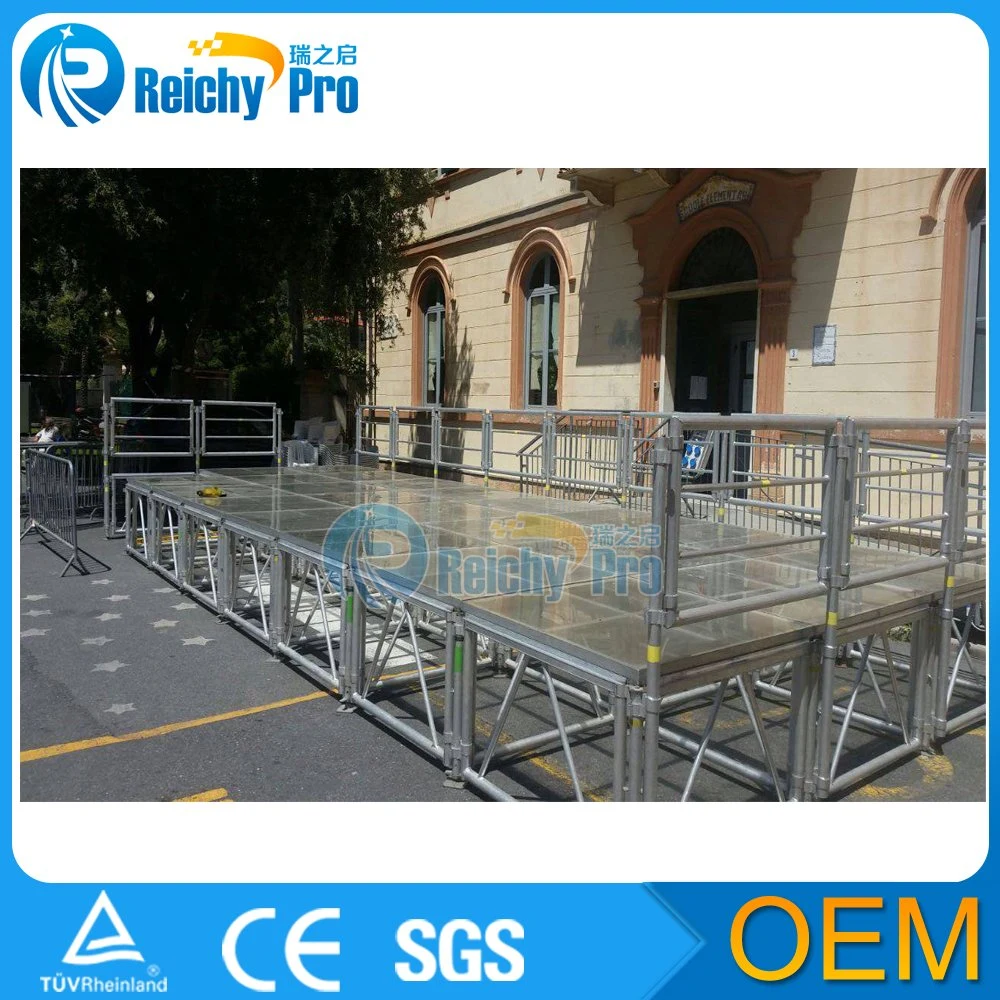 Glass Stage mobile Stage Aluminum Stage Concert Acrylic Stage for Events