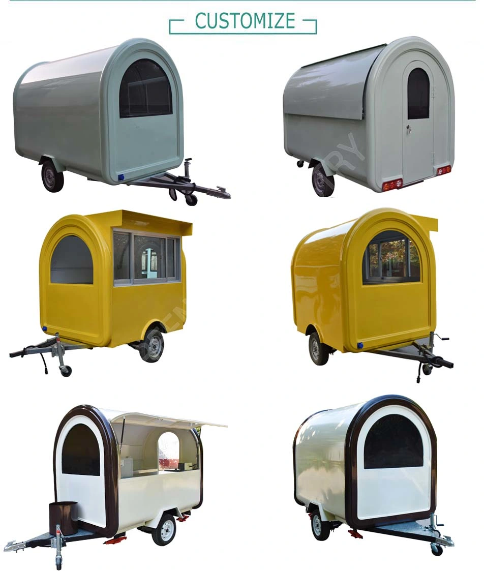 New Mobile Kitchen Hot Dog Mobile Food Cart Food Trailers From China Factory