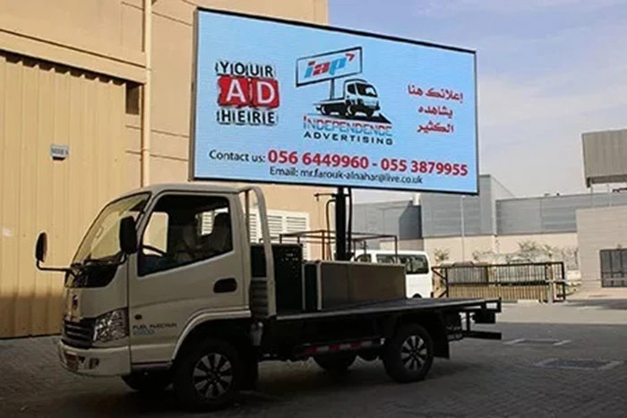 Waterproof P6.67mm LED Mobile Billboard Truck Advertising Sign