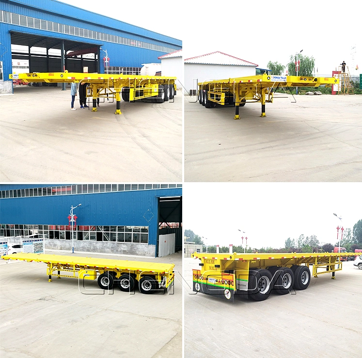 Hot Sale 40FT 3 Axle Truck Trailers Container Truck Semi Trailers
