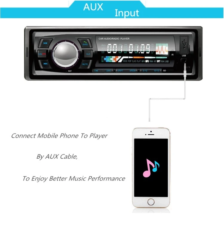 High Quality Car Audio Player with LED/LCD Screen MP3 Player