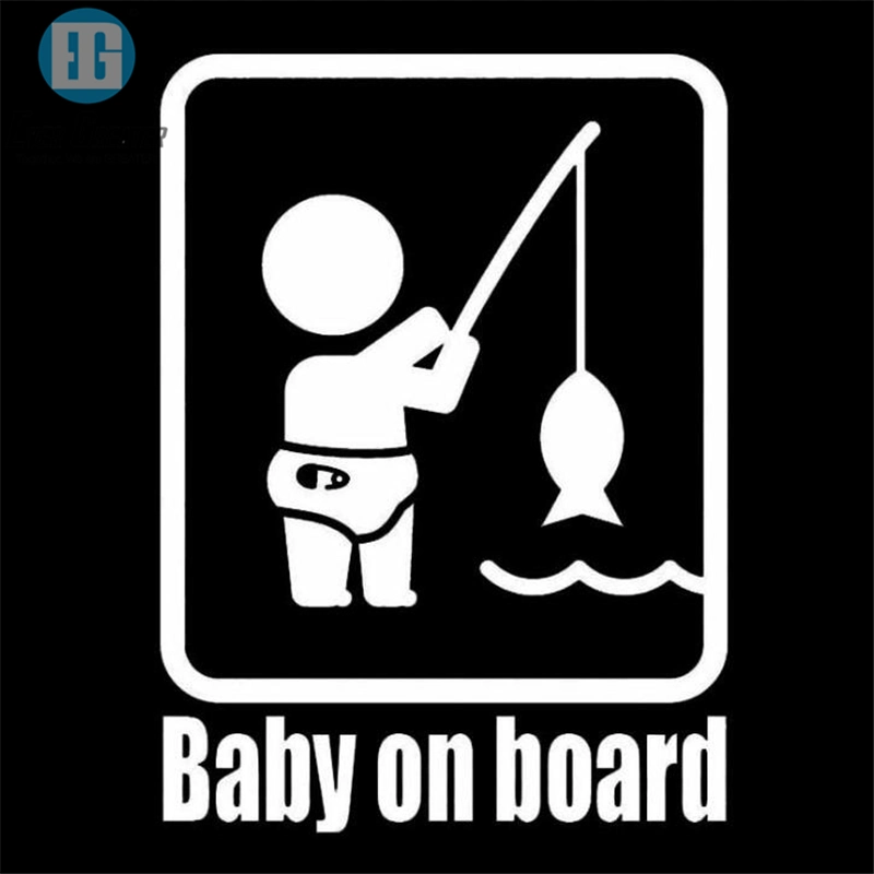 Baby on Board Creative Fashion Reflective Car Sticker Tail Warning Sign Decal Baby on Board Sicker