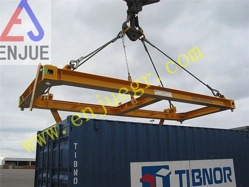 20feet 40feet Semi Automatic Container Lifting Fram Hydraulic Container Crane Manual Container Spreader Container Lifter Spreader