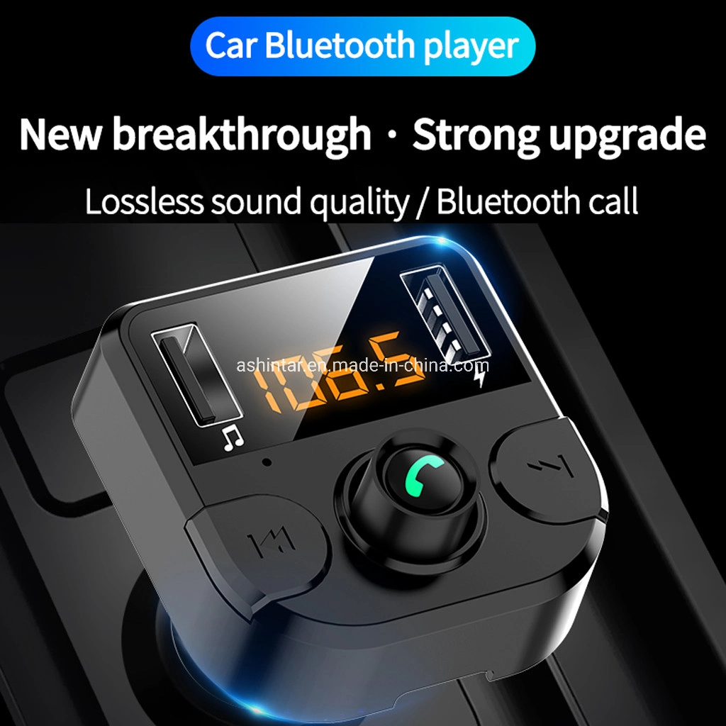 LED Display Bt36b Bt5.0 Car Kit MP3 Player FM Transmitter USB Car Charger