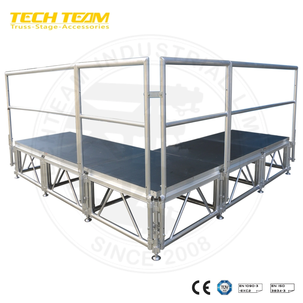 1.22*2.44m Wooden Stage, Mobile Stage, Modualr Stage, Aluminum Stage with Adjustale Legs