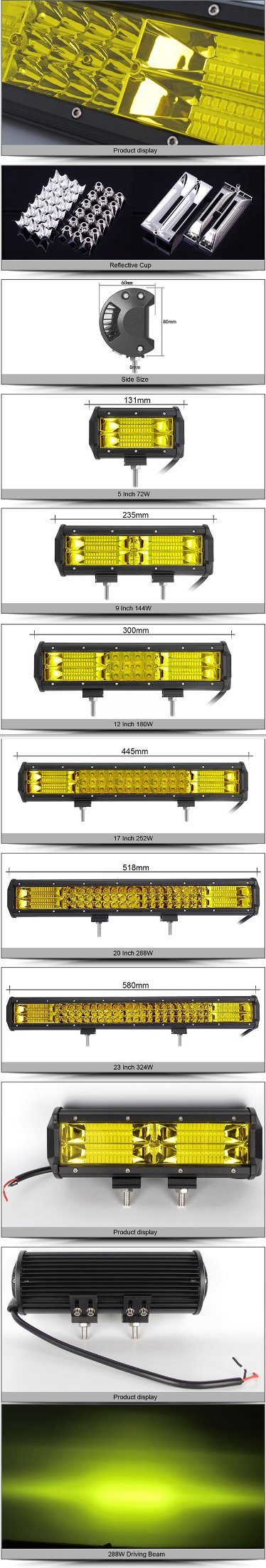 Mini Flood Auto Driving Lamps 24V Offroad LED Working Work Lights for Truck Motorcycle Car