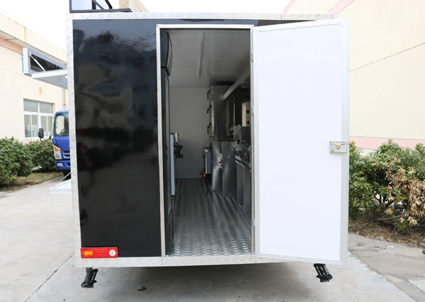 Chinese 5m Used Food Carts Mobile Trailers with Cart Stainless Steel Body