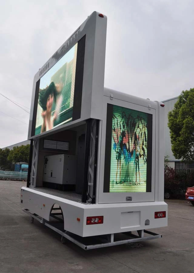 P4 High Definition Outdoor Advertising Waterproof Video LED Display Trailer
