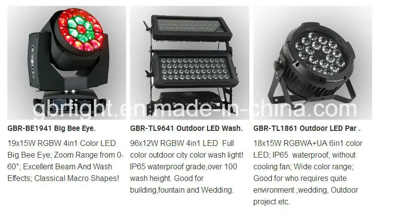 Hot 36X10W Zoom Stage LED Moving Head Wash Light / LED Stage Lighting