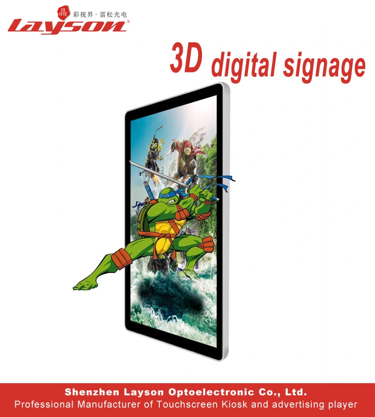 65 Inch LCD Digital Touching Display LED Advertising, Network WiFi Ad Player Digital Signage