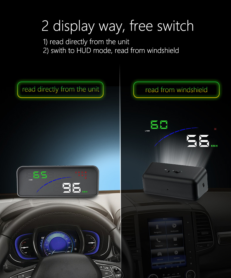 New Arrival OBD2 Code Reader Car OBD2 Digital Meter Display Temperature Display for Car