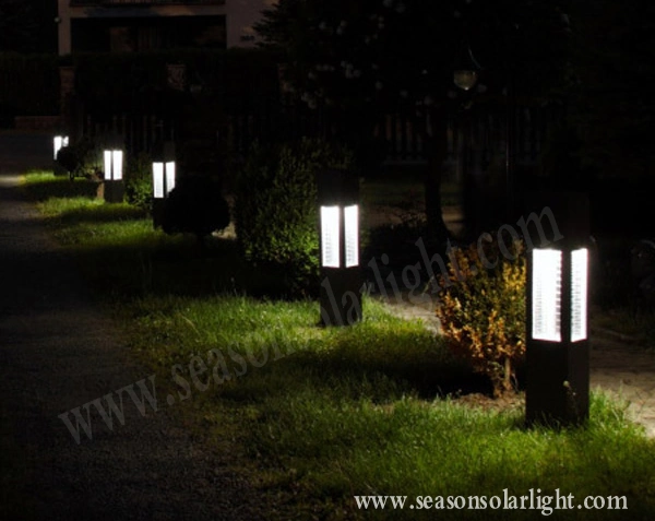 China Lighting Distributor LED Outdoor Walkway Lighting Solar Garden Light with Warm + White LED Lighting