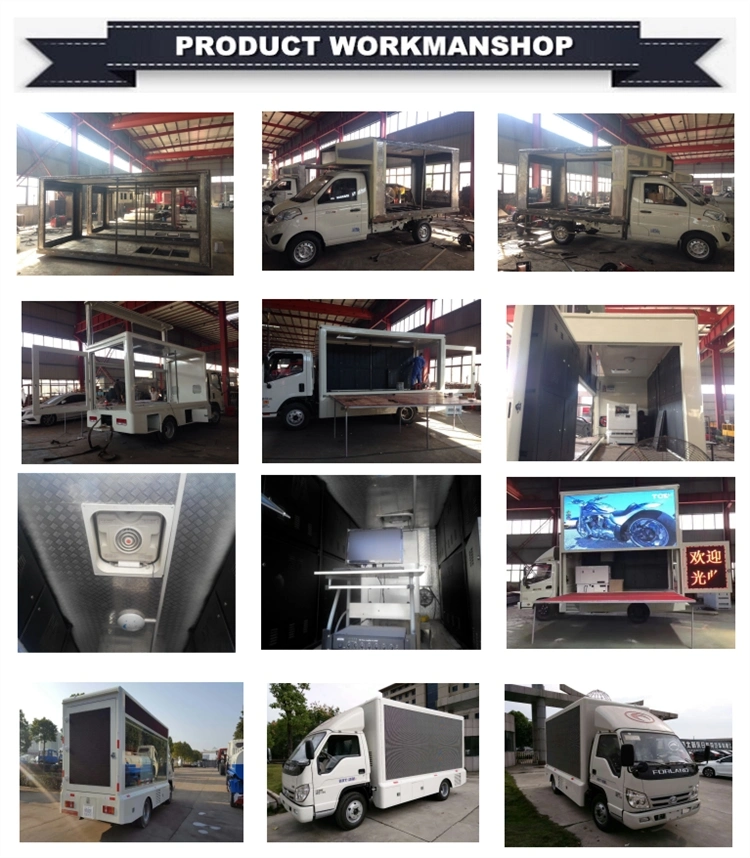 I-Suzu 100p Portable Stage Digital Billboard LED Advertising Truck for Sale