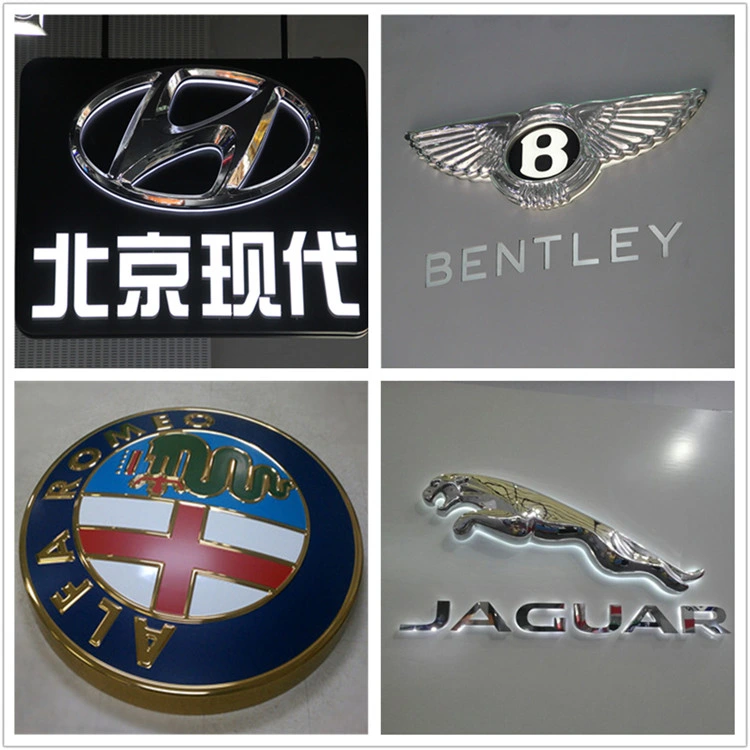 Outdoor Advertising Product LED Car Brands Logo Names Light Box