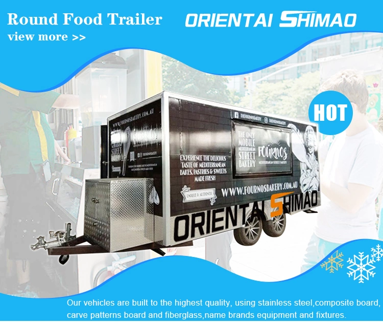 Mobile Trailers Fast Food Cart