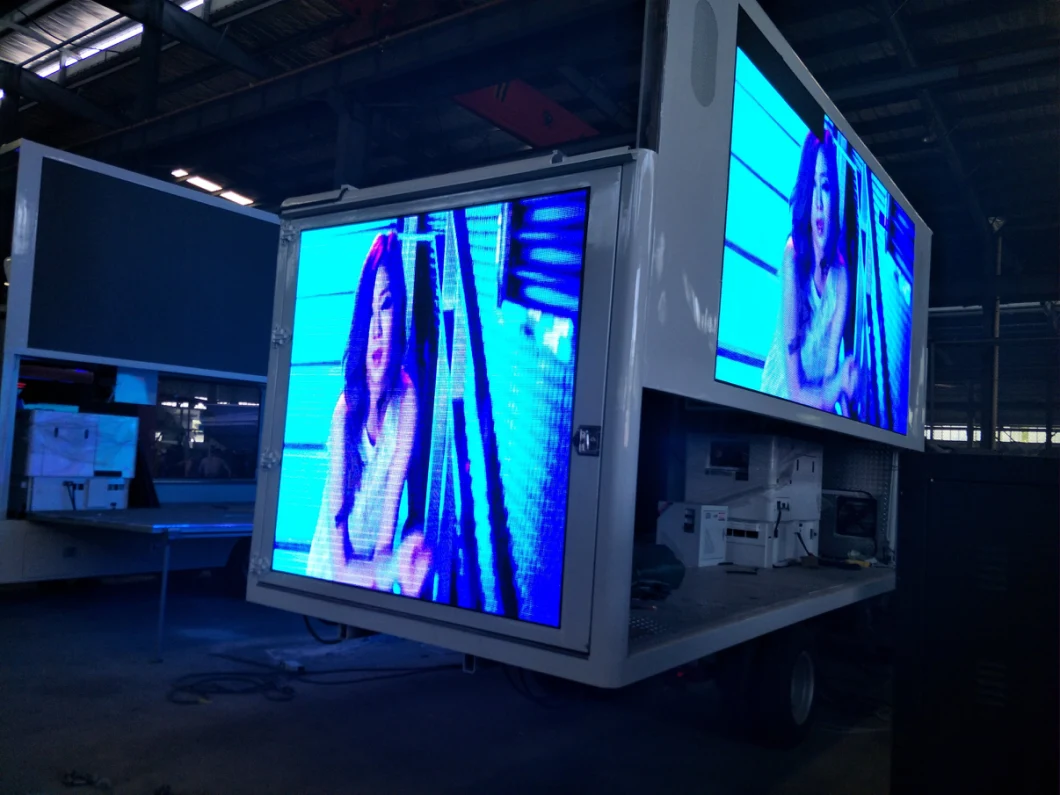 Foton 4X2 Mini Trucks LED Screen Waterproof Advertising Truck