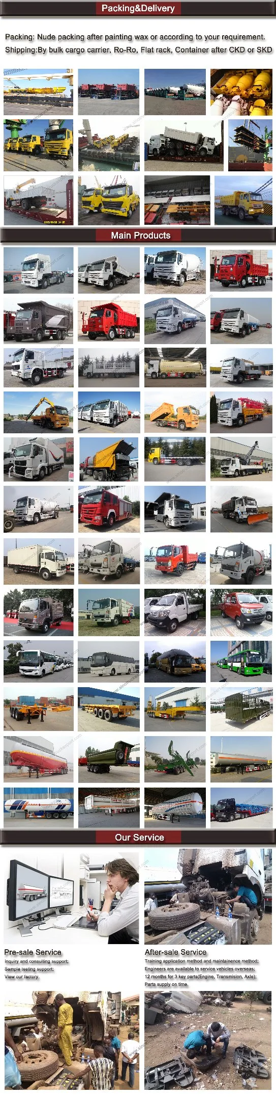 Used HOWO Dump Trucks 335-375HP 25tons Used Tipper Trucks