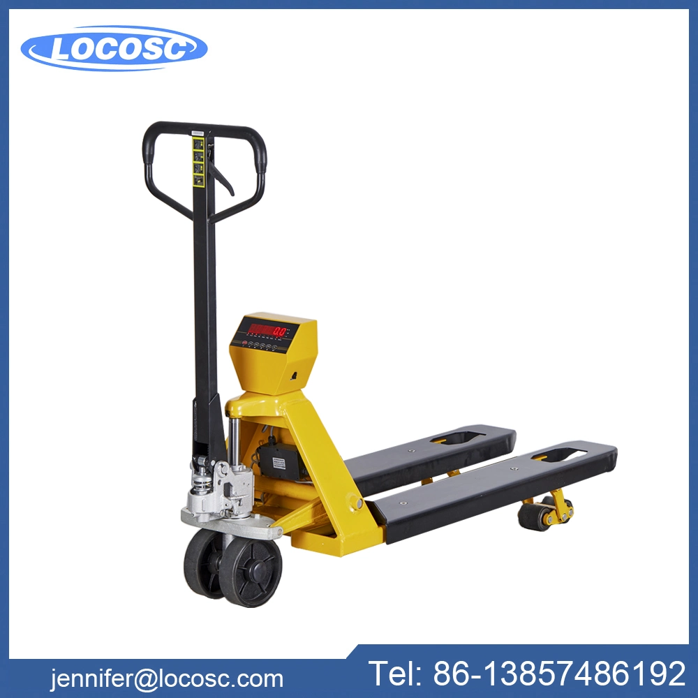 LED LCD Display Steel Pallet Truck Scale