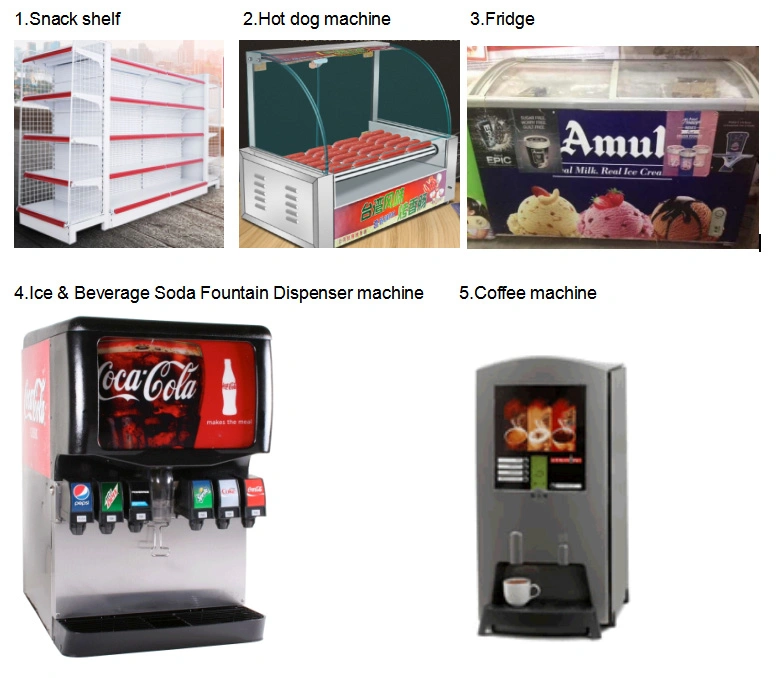 Custom Street Coffee with LED Lighting Vending Mobile Food Trailer Truck for Kuwait