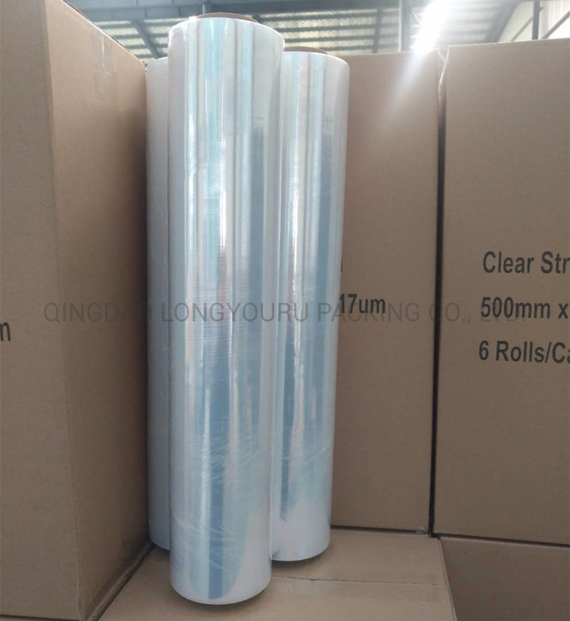 Shrink Wrap 18 in X 1000 FT Clear Roll Pallet LLDPE Stretch Film