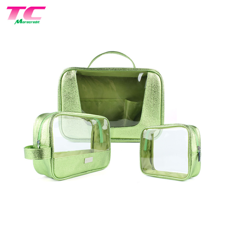 Travel Zipper High Quality Cosmetic Bag Set for Makeup