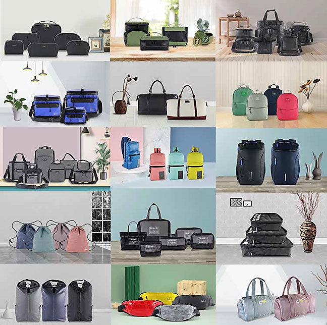 Wholesale Waterproof Oxford Beam Pockets Shoulder Bag Customised Drawstring Storage Bags