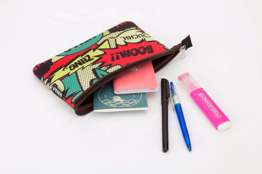 Lovely Water-Proof Pencil Case / Canvas Pen or Pencil Case /Stationery Pouch Bag Case Cosmetic Bags, Set of 4