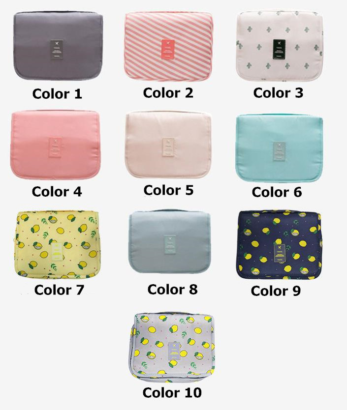 Wash Bag Many Pockets Travel Toiletry Kit Cosmetics Makeup Bag