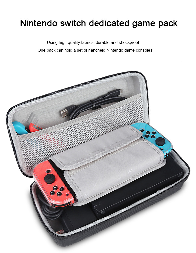 OEM Shockproof Travel Storage EVA Case Bag Nintendo Switch Bag Pink