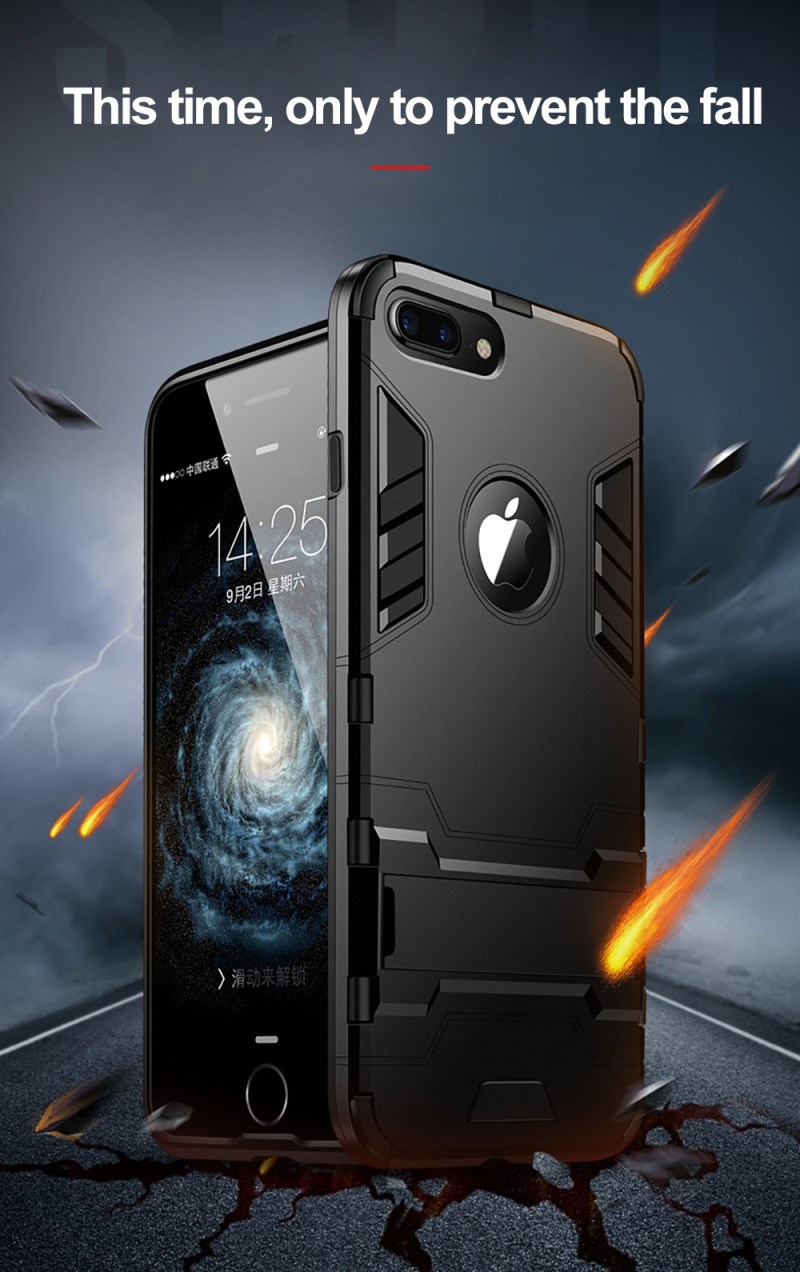 Iron Man Style Dirt-Resistant Phone Bracket Case