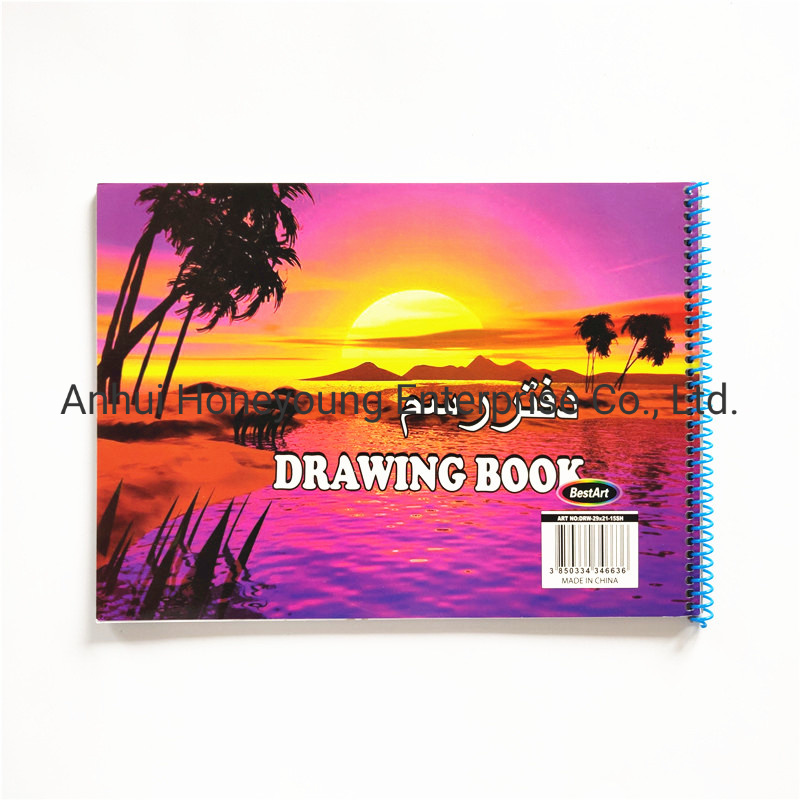 Cute Design A4 Softcover Spiral Drawing Book