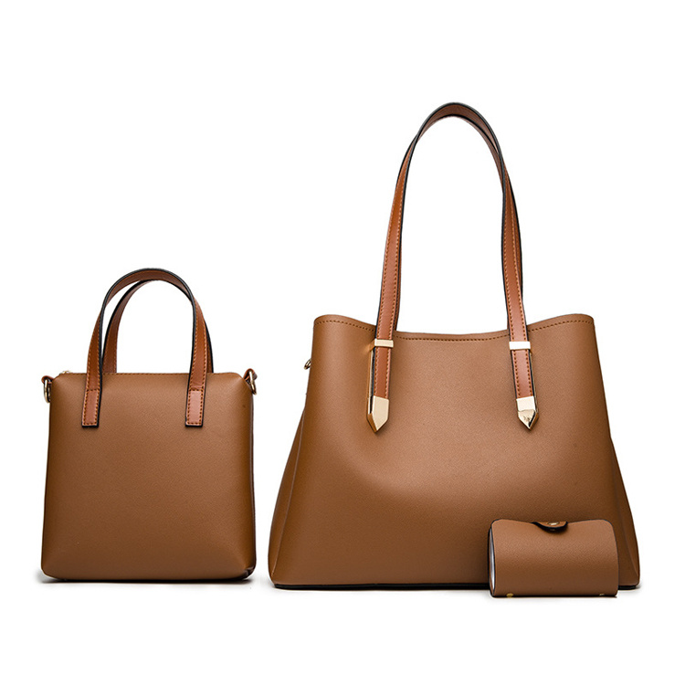 New Large Korean Version Women's Handbag Trend Cross-Border Three-Piece Handbag