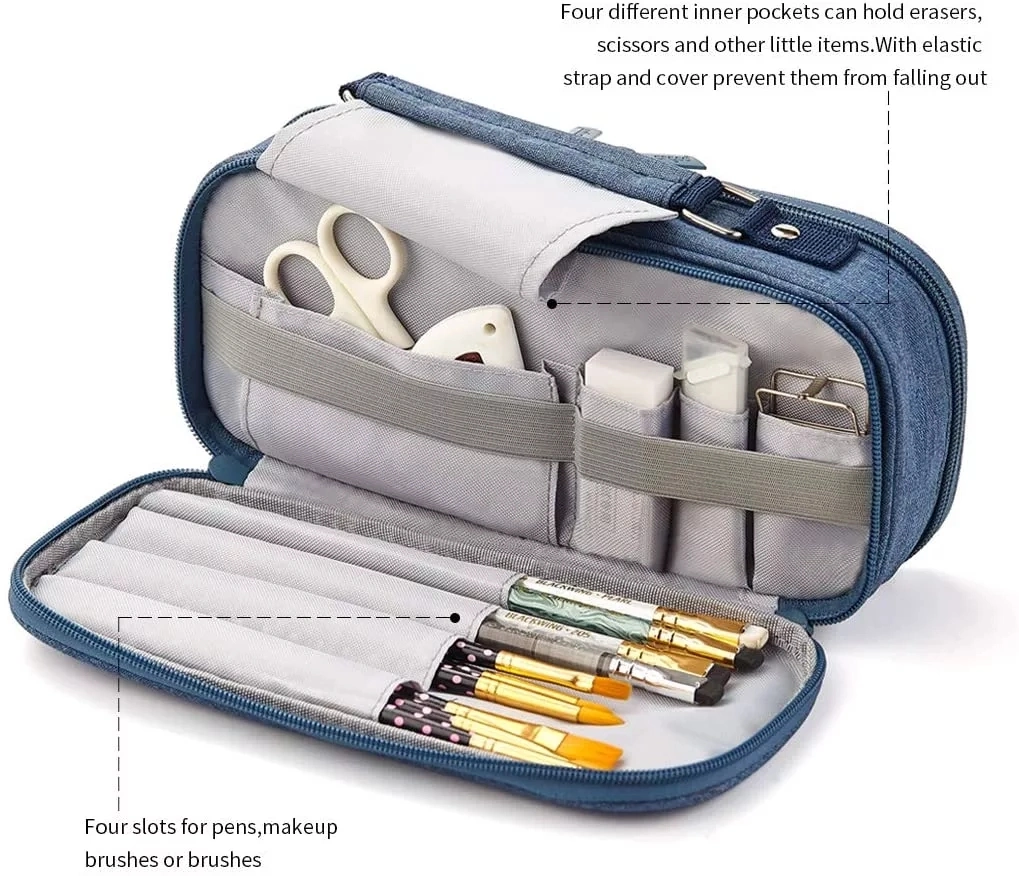 Creative Plush Biscuits Pencil Case Cute Pen Bag Pencil Box Stationery Pouch