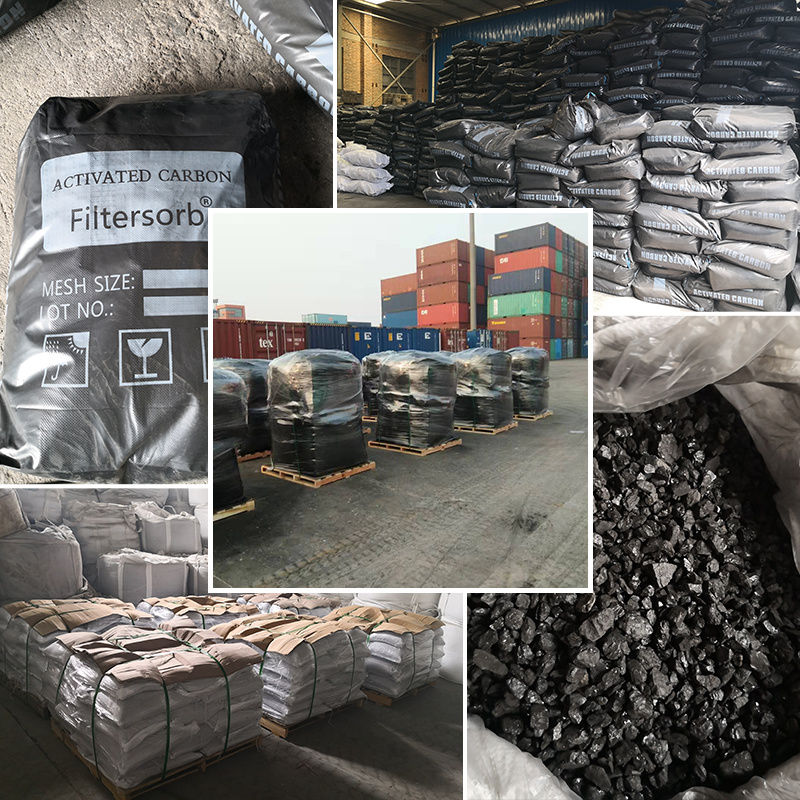 1000 Iodine Value Granular Activated Carbon with 25kg Packing Woven Bag