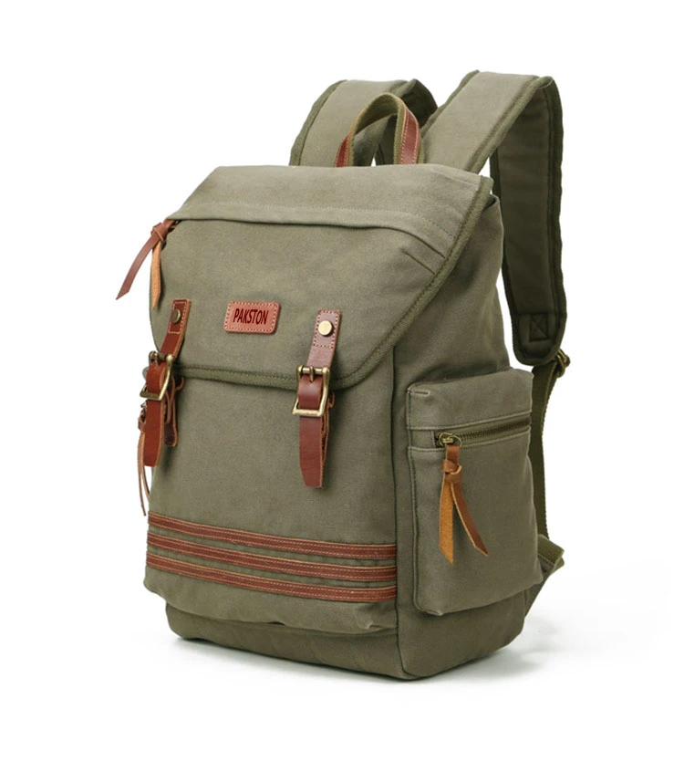 Pakston Canvas Backpack Fashion Canvas School Bag Computer Bag Backpack Bag China Backpack