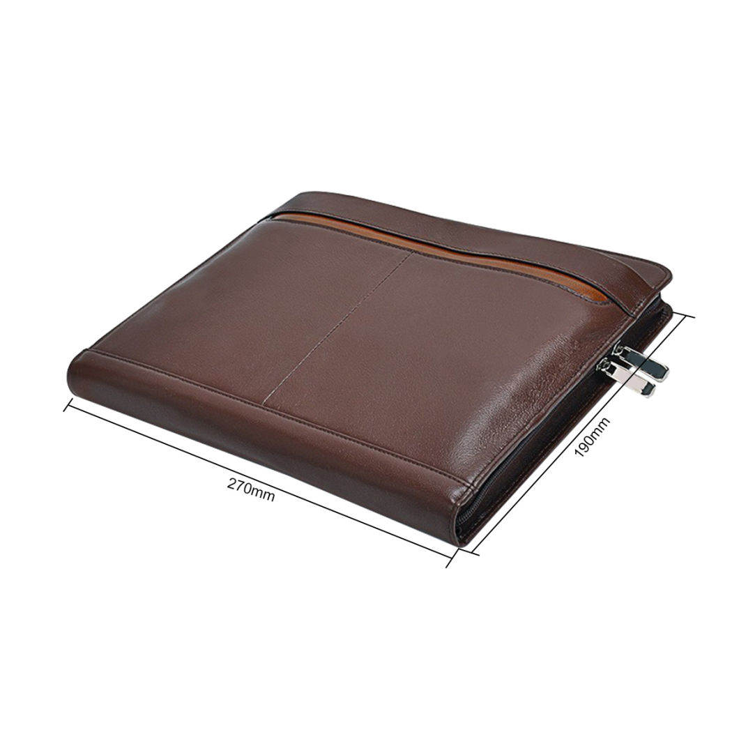 Original Factory A4 Document Bag Business PU Leather A4 Promotion File Folder