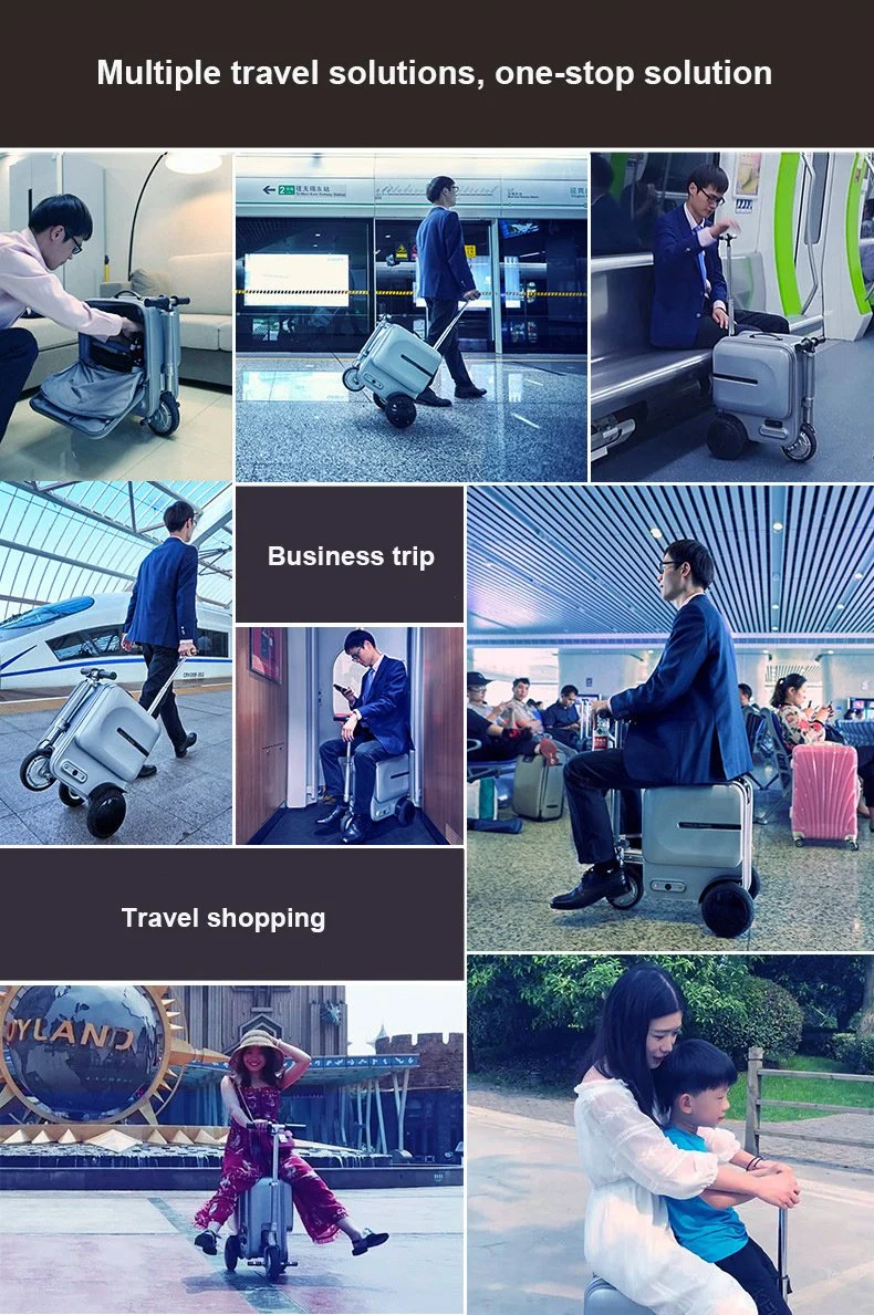 Smart Luggage Suitcase Business Luggage Carry-on Case Ride on Suitcase Scooter Suitcase