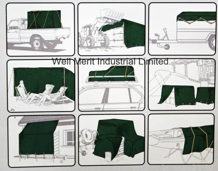 4X6m Sheet Plastic Tarpaulin Tarp PE Tarpaulin