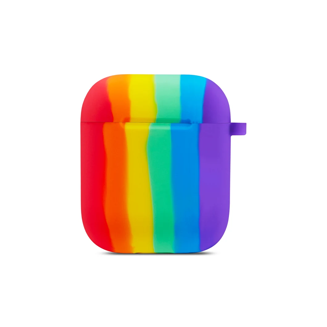 Rainbow Color Designer for Wireless Earphone Protective Case Custom for Airpod PRO Silicon Case